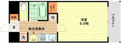 グランパシフィック十三【3階】の間取り