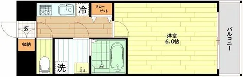 クレアート北大阪レヴァンテ【11階】の間取り