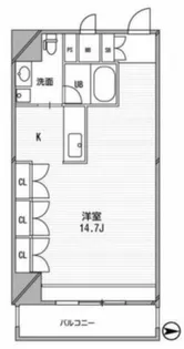 アーデンタワー南堀江【9階】の間取り