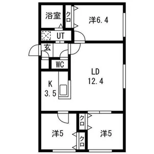 Enzo【3階】の間取り