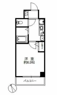 ラナップスクエア東天満【3階】の間取り