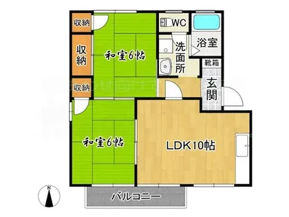 福岡県春日市原町1丁目【アパート】の間取り