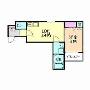 F asecia kanoa【103号室】の間取り