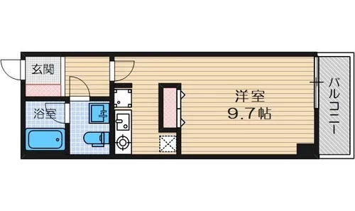 グランドライフ北ノ坊【3階】の間取り