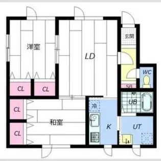 ノースフェアリー澄川Ⅱ【1階】の間取り