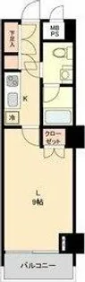 スクエア名駅南【3階】の間取り