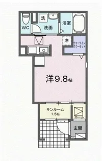 ヒカルサ豊橋東田町Ⅱ【1階】の間取り