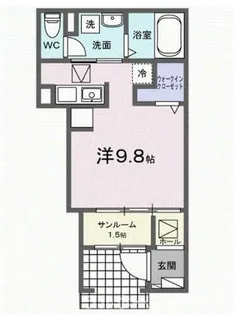 ヒカルサ豊橋東田町Ⅱ【1階】の間取り