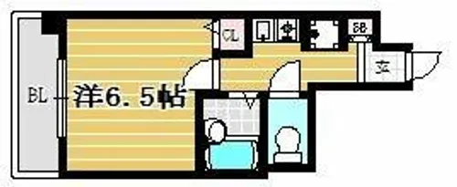 1Kの間取り画像