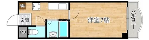 大阪府大阪市平野区加美北3丁目【マンション】の間取り