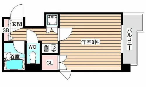 ヴィクトリー鷺洲【5階】の間取り