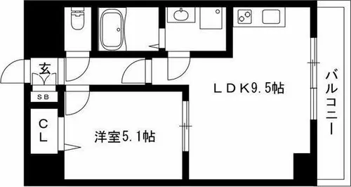 サンマール金山南【8階】の間取り