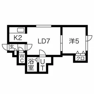 ノースヴィラ【101号室】の間取り