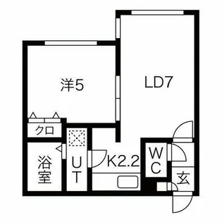 ラ・メゾン・デュ・リラ【3階】の間取り