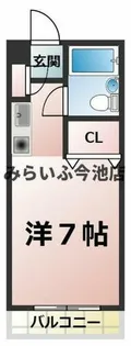 セザール今池【313号室】の間取り
