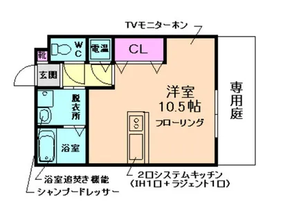 大阪府豊中市服部西町2丁目【アパート】の間取り