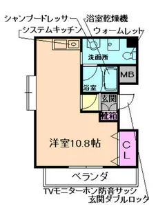 大阪府豊中市桜の町2丁目【マンション】の間取り
