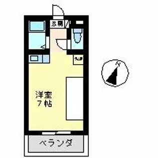 ヴィータ六番町(Vita六番町)【6階】の間取り