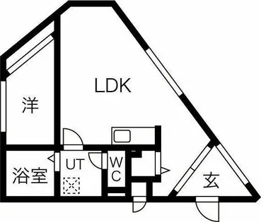 吹上ラファイエット【1階】の間取り