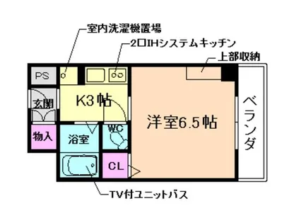大阪府豊中市立花町1丁目【マンション】の間取り