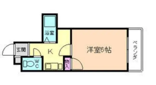 大阪府豊中市曽根東町5丁目【マンション】の間取り