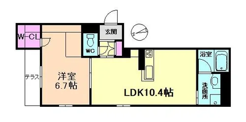 Luciole【2階】の間取り