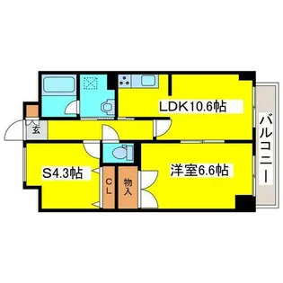ガーデンハウス清田通【502号室】の間取り
