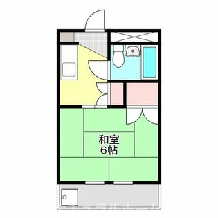 サンライフ堂坂A【A201号室】の間取り