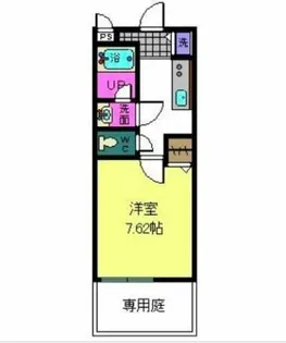 クローリスメゾン2番館【1階】の間取り