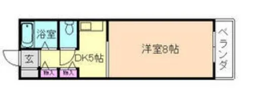 大阪府豊中市本町9丁目【マンション】の間取り
