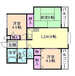 大阪府豊中市春日町4丁目【マンション】の間取り