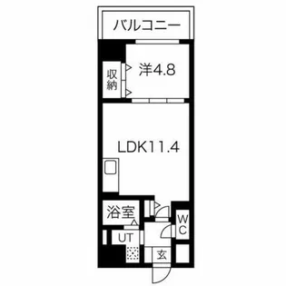 MISTRAL姫路駅前Ⅲ【10階】の間取り