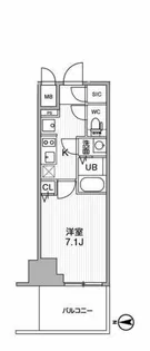 TOPAZ江坂【3階】の間取り