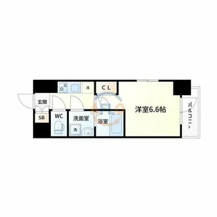 東三国Noah【6階】の間取り