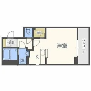 リッツスクエアガーデン【4階】の間取り