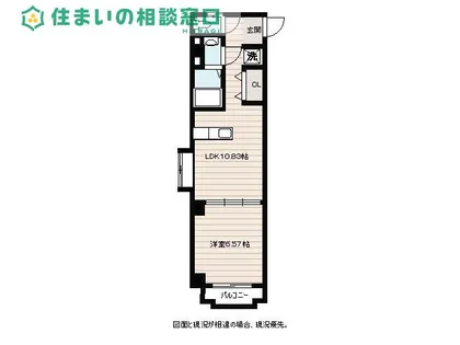 愛知県岡崎市真伝町字荒戸【マンション】の間取り