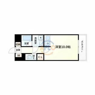 サニーセレクトコーポ【2階】の間取り