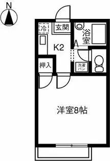 メゾンドフォーレ壱番館【2階】の間取り