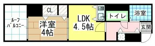 福岡県北九州市八幡東区尾倉2丁目【マンション】の間取り