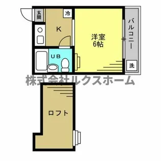 ラフィーネ千里丘【3階】の間取り