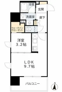 シーズンフラッツ梅田EAST【4階】の間取り
