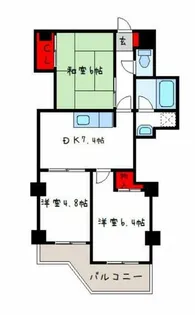 サンハイツ南本町【1階】の間取り