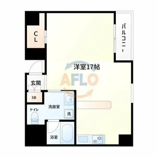 エルフラット海老江【7階】の間取り