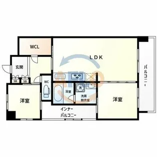 アトレ21南堀江【12階】の間取り