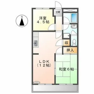 ダイナーズハイツ【2階】の間取り