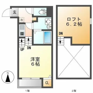 stage鶴舞【1階】の間取り