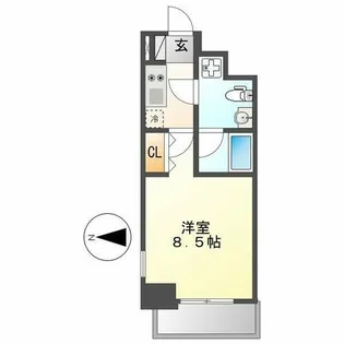 ASレジデンス上前津【7階】の間取り