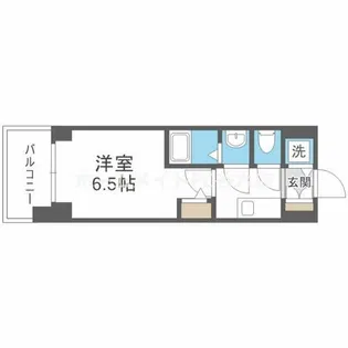 ARCOBALENO OSAKA FUSE【4階】の間取り