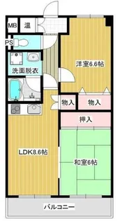 リアライズ加古川Ⅱ【2階】の間取り