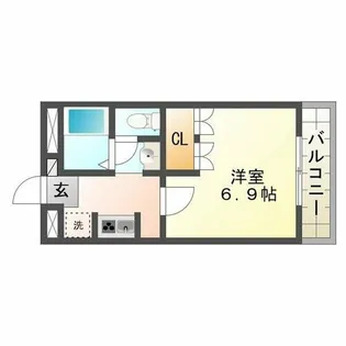 マンジュリカ【2階】の間取り